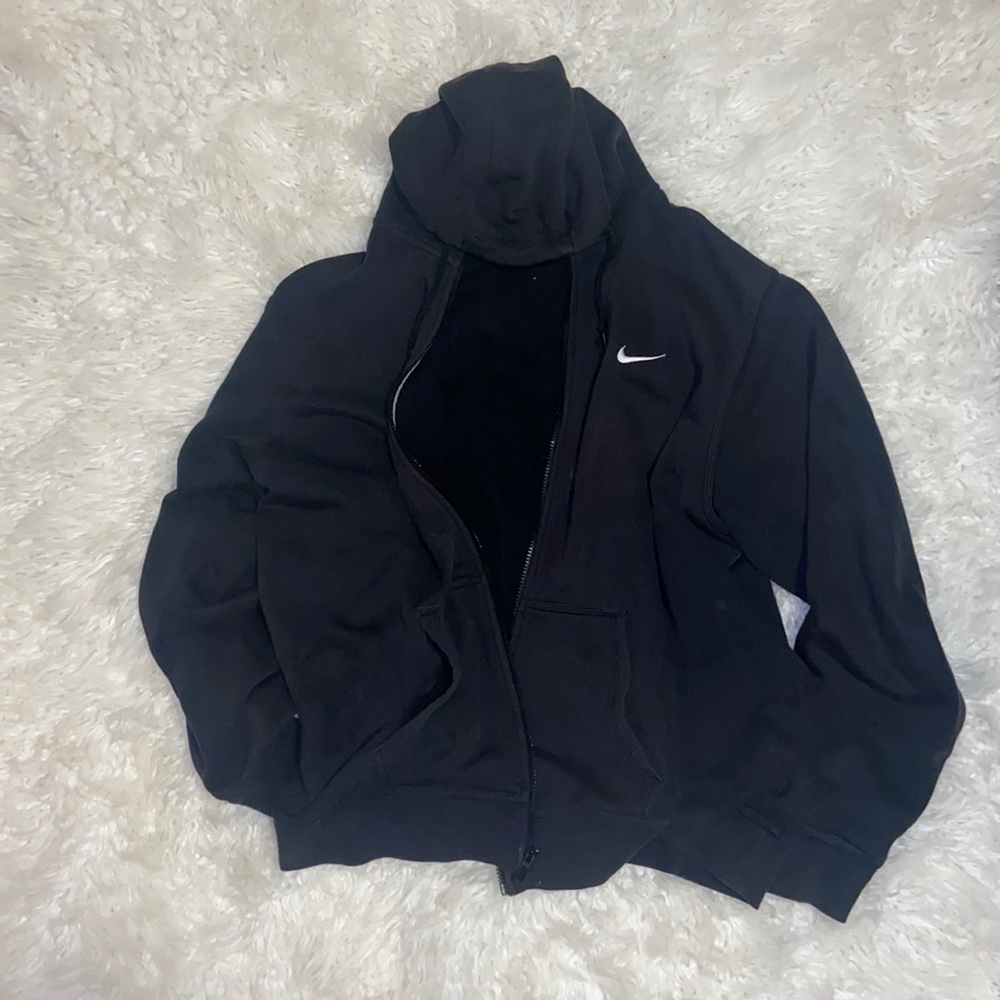 BLACK NIKE ZIP UP JACKET | SIZE XXL